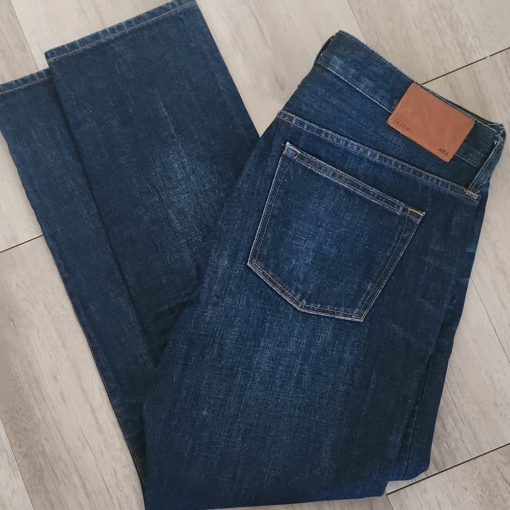 J. Crew Men's Dark Blue Slim Jeans Style 484